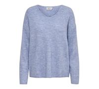 ONLY Damen ONLCAMILLA V-Neck L/S Strickpullover KNT 15204588, Skyway/Detail:Melange,XS