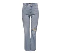 ONLY Damen Onlcamille Hw Wide Leg DNM Dcc04 Jeans, Light Medium Blue Denim, 31W x 30L