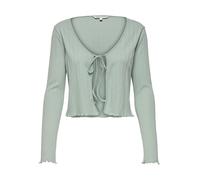 ONLY Damen Onlcarlotta L/S String Cardigan JRS Regular Fit Strickjacke Für Jugendliche Mit Kordelverschluss, Jadeite, XX-Large