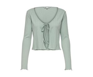ONLY Damen Onlcarlotta L/S String Cardigan JRS Regular Fit Strickjacke Für Jugendliche Mit Kordelverschluss, Jadeite, XX-Large