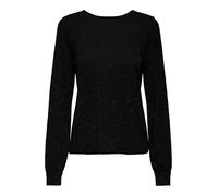ONLY Damen Onlcarol L/S Glitter Bow Top Box JRS, Black, XS
