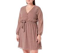 ONLY Damen Onlcera 3/4 Short Dress WVN Noos, Henna/AOP:koma Grafic, S