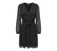 ONLY Damen Onlcera 3/4 Short Dress WVN Noos Kleid, Black/AOP:sunja Grafic, S