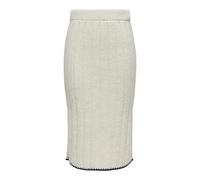 ONLY Damen Onlchick Stitch Mv Skirt KNT Rock, Pumice Stone/Detail:Black, S