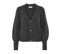 ONLY Damen Onlclare L/S Vest KNT Noos Strickjacke, Dark Grey Melange, XL EU