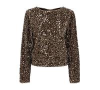 ONLY Damen Onlconfidence L/S Sequin Bow Top JRS, Mountain Trail, X-Small