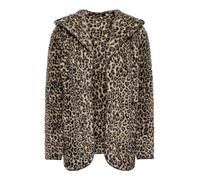ONLY Damen Onlcontact AOP Hood Sherpa Coat Cs OTW, Toasted Coconut, XS