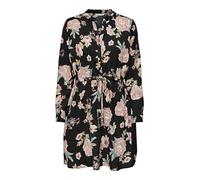 ONLY Damen Onlcory L/S V-Neck Tunic WVN Noos, Black/AOP:Groundbreaker Floral, XXS