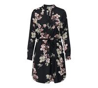 ONLY Damen Onlcory Life L/S V-Neck Tunic WVN Noos Tunika-Top Für Den Alltag Mit Volumenärmeln Und Stylischem V-Ausschnitt, Black, 50