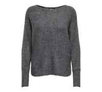 Strickpullover ONLY "ONLDANIELLA L/S PULLOVER KNT NOOS", Damen, Gr. M, ombre blau detail:melange, Strick, Obermaterial: 77% Polyacryl, 19% Polyester, 4% Elasthan, meliert, regular fit normal, Rundhals