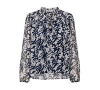 ONLY Damen Onlditsy L/S Blouse WVN Noos Feminines Oberteil Mit V-Ausschnitt Und Elastischen Bündchen, Night Sky, XS