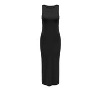 ONLY Damen Onlea S/L Long Slit Dress JRS Now Maxikleid, Black, Large