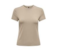 ONLY Damen Onlea S/S Top O-Neck JRS Noos, Humus, XX-Large