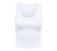 ONLY Damen Onleasy S/L Tank Top JRS, Bright White, Small