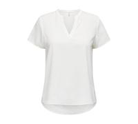 ONLY Damen Onlelite Life S/S V-Neck Top Noos Ptm, Cloud Dancer, XXS
