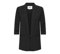 ONLY Damen Onlelly Life 3/4 Rhinestone Blazer TLR, Black, 40