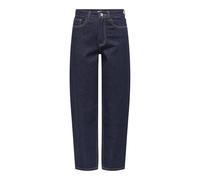 ONLY Damen Onlemily Hw Mom Crop DNM Bf Mae655, Dark Blue Denim, 33W x 30L