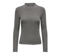 ONLY Damen Onlemma L/S High Neck Top Noos JRS Langarmshirt, Plum Kitten,M