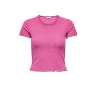 Only Emma Short Sleeve T-shirt Rosa XS Frau (Herstellerartikelnummer: 15201206-Fuchsia Purple-XS)