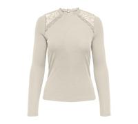 ONLY Damen Onlenea L/S Lace Mix Top JRS, Birch, XS