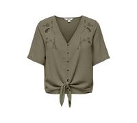 ONLY Damen Onlevalou Mette 2/4 Knot Top WVN