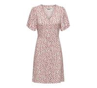 Only Damen Onlevida S/S Short Dress WVN Noos Kleid, Cloud Dancer, Small
