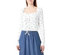 ONLY Damen Onlfenja L/S Aop Top Set Cs Jrs, Cloud Dancer/Aop:small Flower Jrs, S