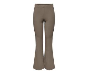 ONLY Damen Onlfever Rib Flared Pants JRS Noos, Fossil, 30/XS-L