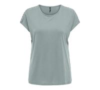 ONLY Damen Onlfree Life Capsleeve Lace Top JRS, Abyss, XS