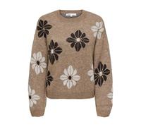 ONLY Damen Onlfreesia Ls Flower O-Neck KNT Noos Onlfreesia Ls Flower O-Neck KNT Noos (1er Pack)
