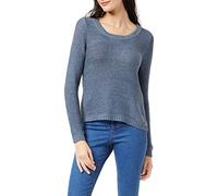 ONLY Damen Onlgeena Xo L/S KNT Noos Pullover,Blau (Vintage Indigo),36 (Herstellergröße: S)