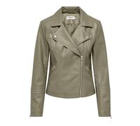 ONLY Damen Onlgemma Faux Leather Biker OTW Noos, Mermaid, Numeric_36