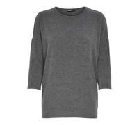 ONLY "ONLGLAMOUR 3/4 TOP JRS NOOS" in lässiger Oversize-Form (58265434-XS) dunkelgrau melange