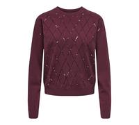 ONLY Damen Onlhalifax Ls Sequins O-Neck KNT Onlhalifax Ls Sequins O-Neck KNT (1er Pack)