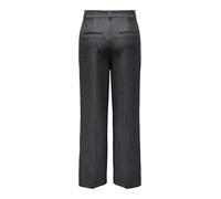 ONLY Damen Onlhattie-Lana Hw Wide Mel Pant TLR Hose, Dark Grey Melange, 40W x 32L