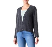 ONLY Damen Onlhazel Ls Button Cardigan Bf KNT, Dark Grey Melange, L