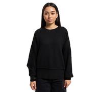 ONLY Damen Onlhazel Ls O-Neck Bf KNT, Schwarz, S