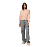 ONLY Damen Onlida Life Ls High Neck KNT Pullover, Silver Pink/Detail:Melange, S