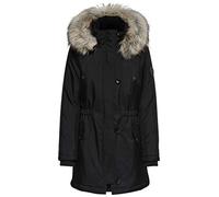 ONLY Damen ONLIRIS FUR Parka CC OTW Parka, per Pack Schwarz (Black Black), 40 (Herstellergröße: L)