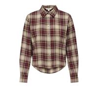 ONLY Damen Onljilda Ls Check Shirt WVN, Nomad, X-Small