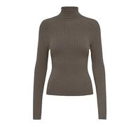 ONLY Damen ONLKAROL L/S Rollneck Pullover KNT, Walnut, S