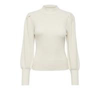 ONLY Damen ONLKATIA L/S Highneck Pullover KNT NOOS Strickpullover, Whitecap Gray/Detail:w. Melange,XS