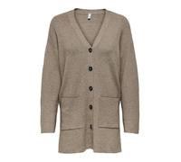 ONLY Damen Onlkatia Ls Rib V Loose Cardigan CC KNT Strickjacke