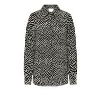 ONLY Damen Onlkatty Life L/S Loose Shirt Ptm, Black, X-Small