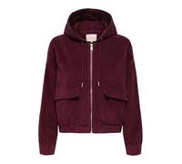 ONLY Damen Onlkenzie L/S Cord Jacket PNT Noos Kurze Cordjacke Mit Kapuze, Tawny Port, l