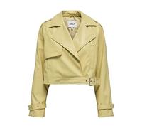 ONLY Damen Onlkira Faux Leather Jacket OTW, Dried Moss, l