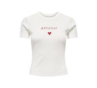ONLY Damen Onlkira Life S/S O-Neck Top JRS