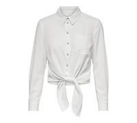 ONLY Damen Onllecey Knot Dnm Shirt Noos Bluse, Cloud Dancer 2, S EU