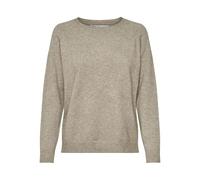 ONLY Damen Onllesly Kings L/S KNT Noos Pullover 15170427,Mehrfarbig (Beige Detail: W. Melange),M