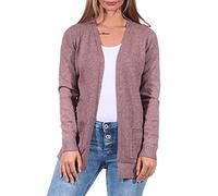 Only Regular Fit Cardigan aus Viskose-Mix Modell 'LESLY' in Mauve, Größe S